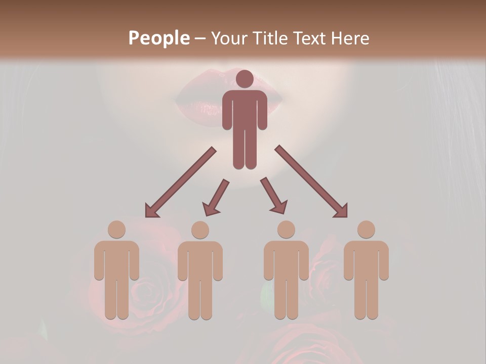 Lipstick Gothic Vamp PowerPoint Template