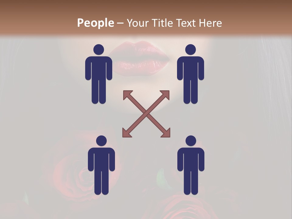 Lipstick Gothic Vamp PowerPoint Template