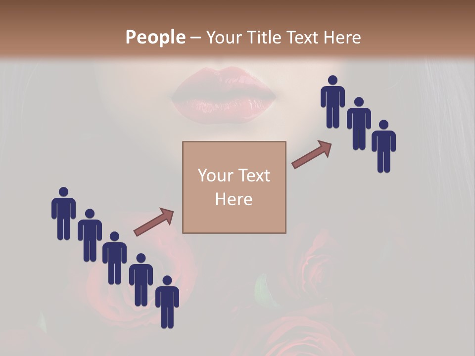 Lipstick Gothic Vamp PowerPoint Template