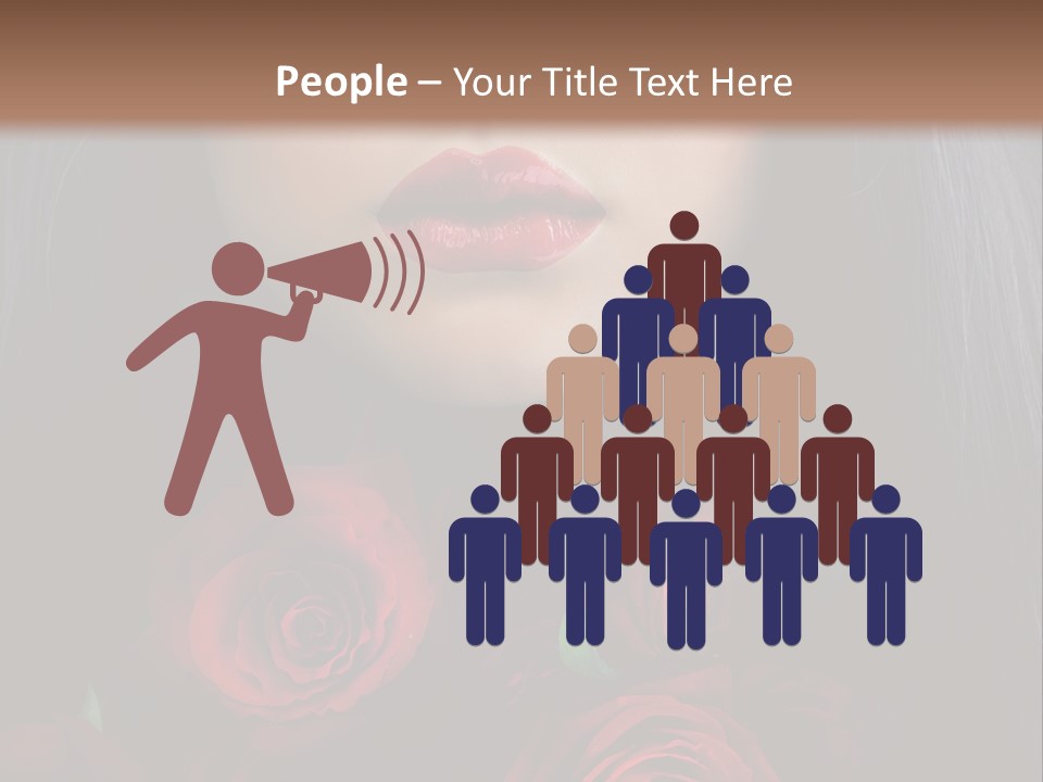 Lipstick Gothic Vamp PowerPoint Template