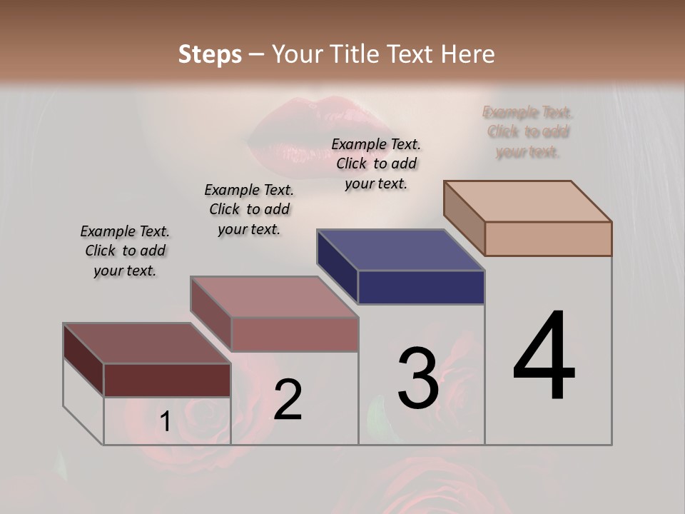 Lipstick Gothic Vamp PowerPoint Template