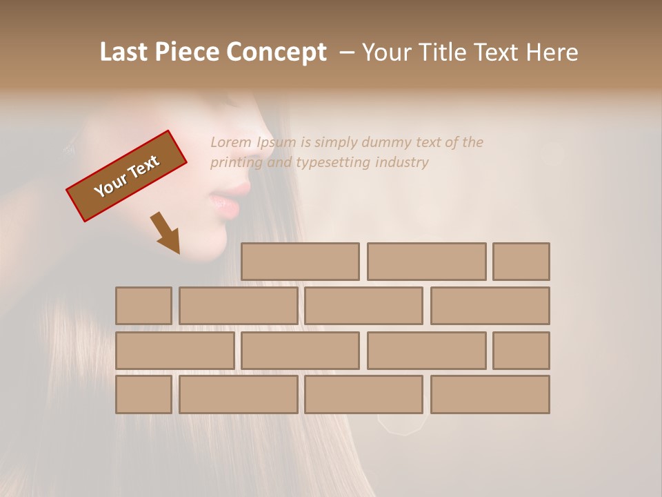 Glamour Woman Girl PowerPoint Template