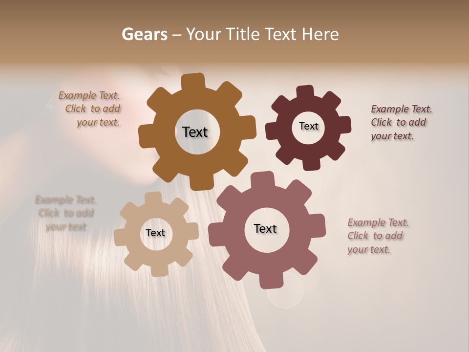 Glamour Woman Girl PowerPoint Template