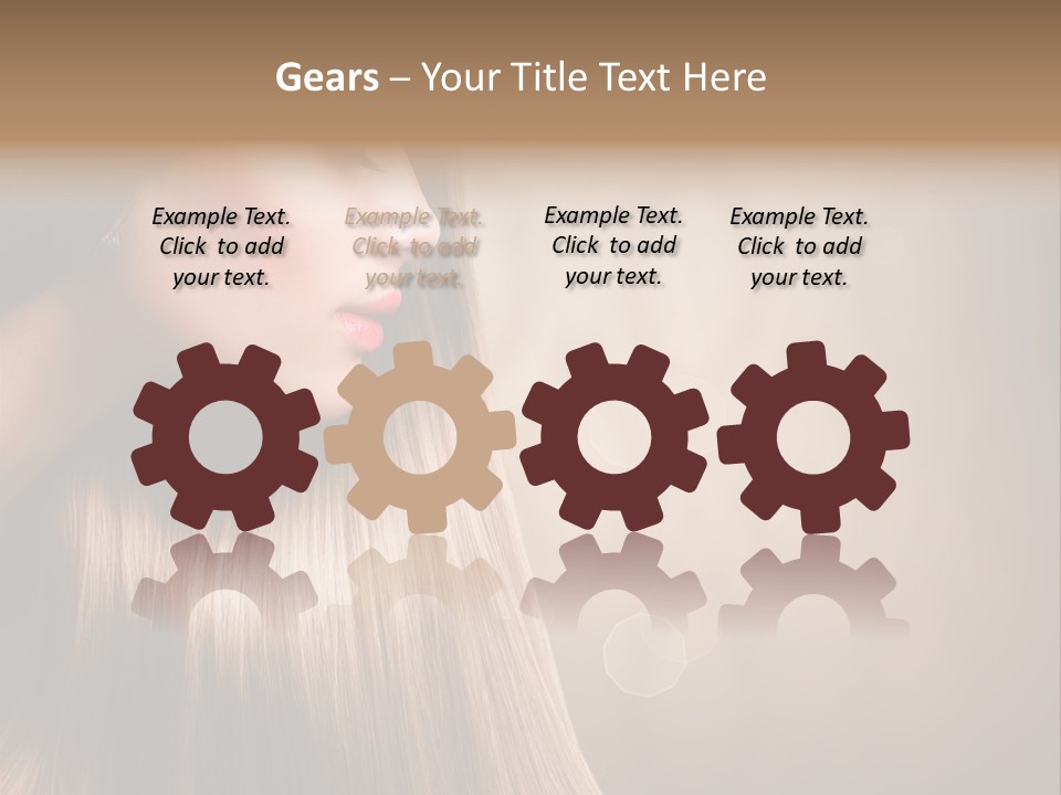 Glamour Woman Girl PowerPoint Template