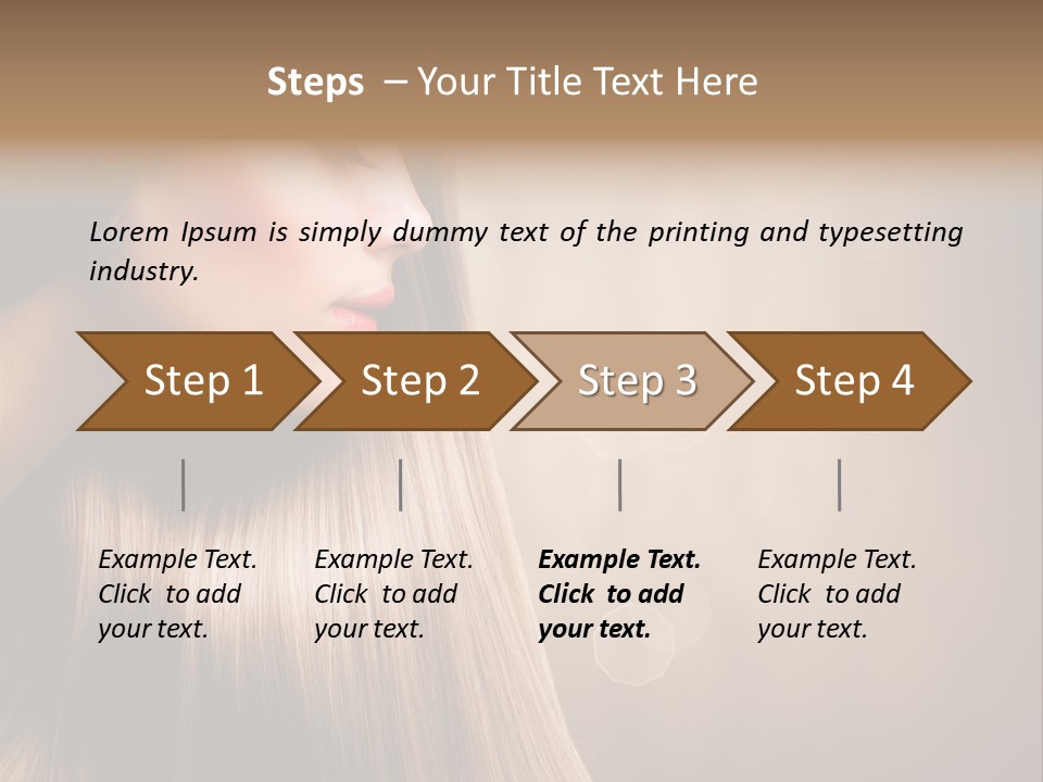 Glamour Woman Girl PowerPoint Template