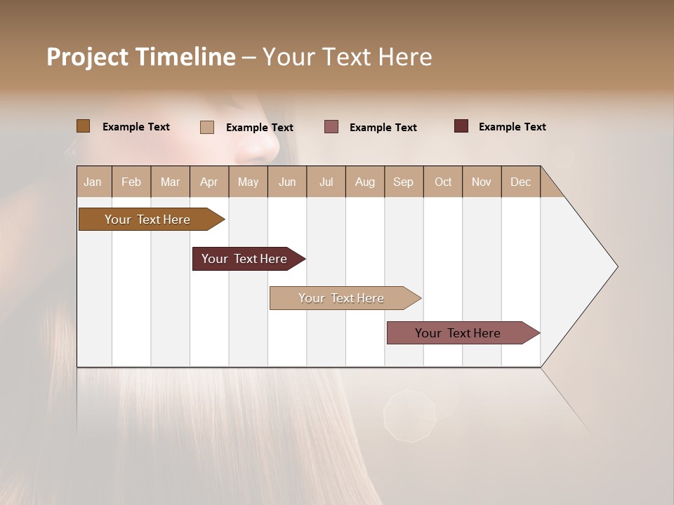 Glamour Woman Girl PowerPoint Template