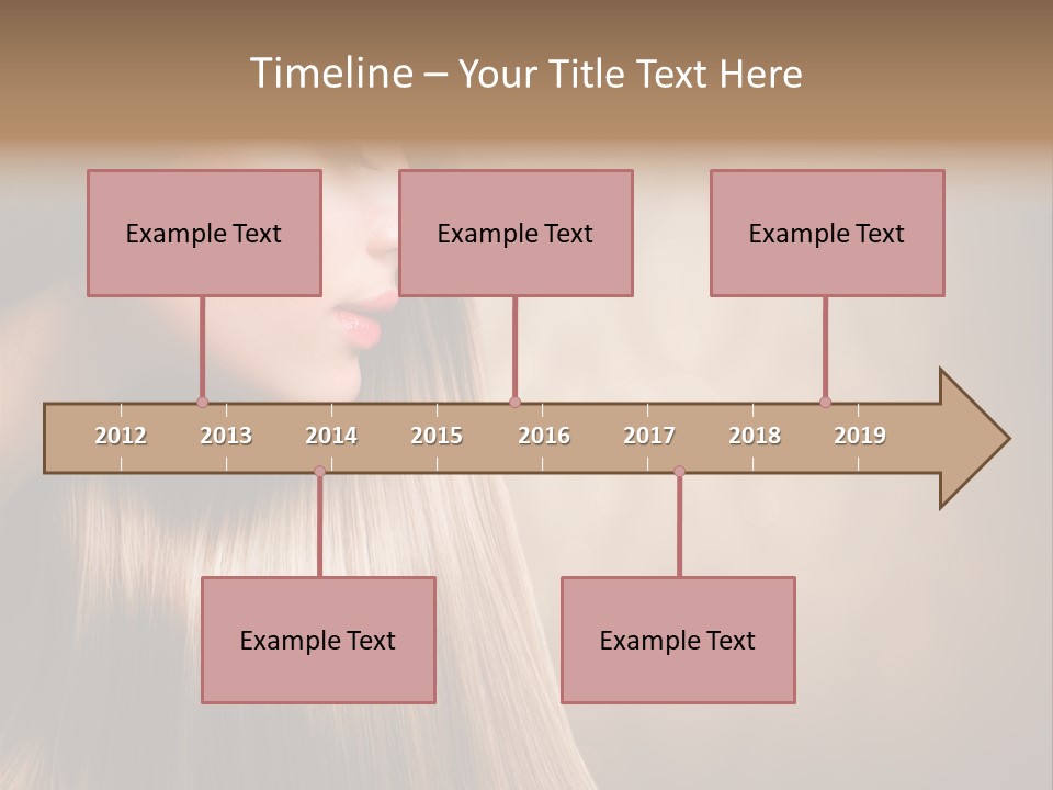 Glamour Woman Girl PowerPoint Template