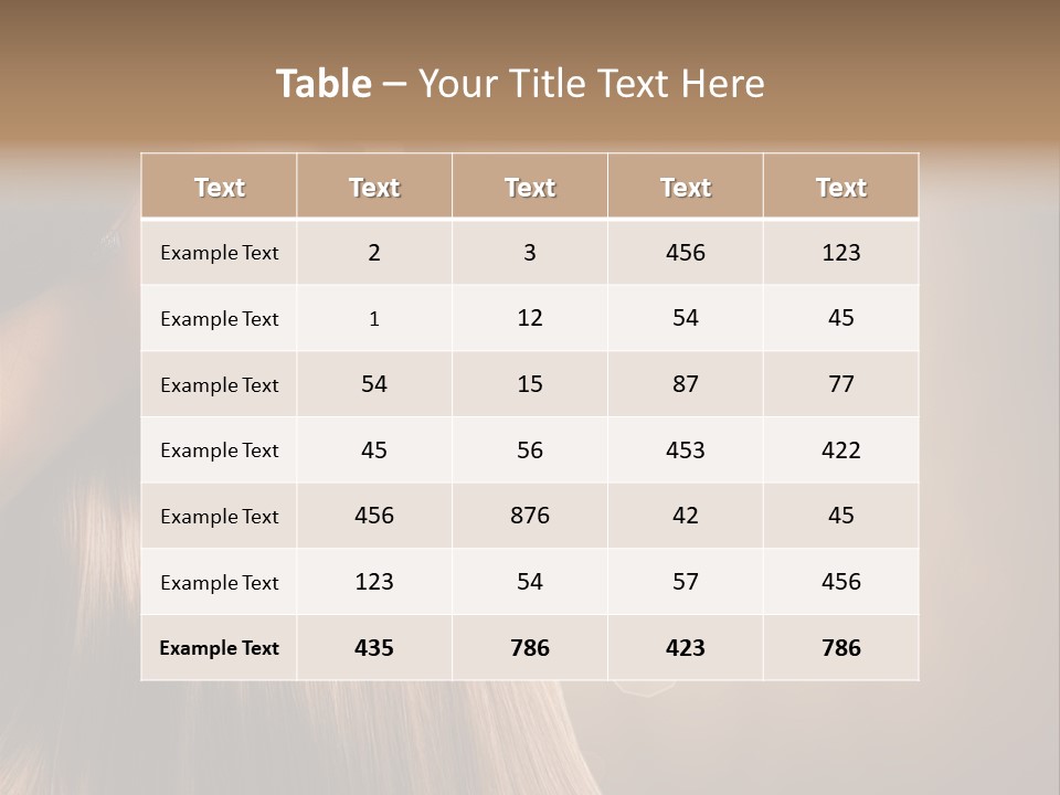 Glamour Woman Girl PowerPoint Template