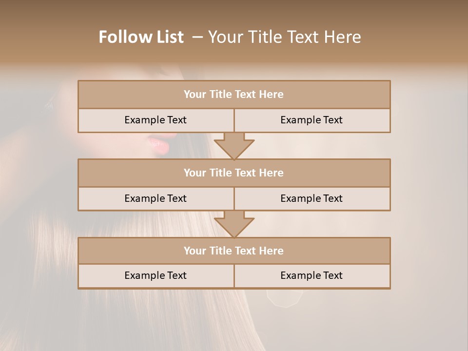 Glamour Woman Girl PowerPoint Template