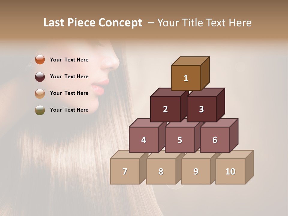 Glamour Woman Girl PowerPoint Template