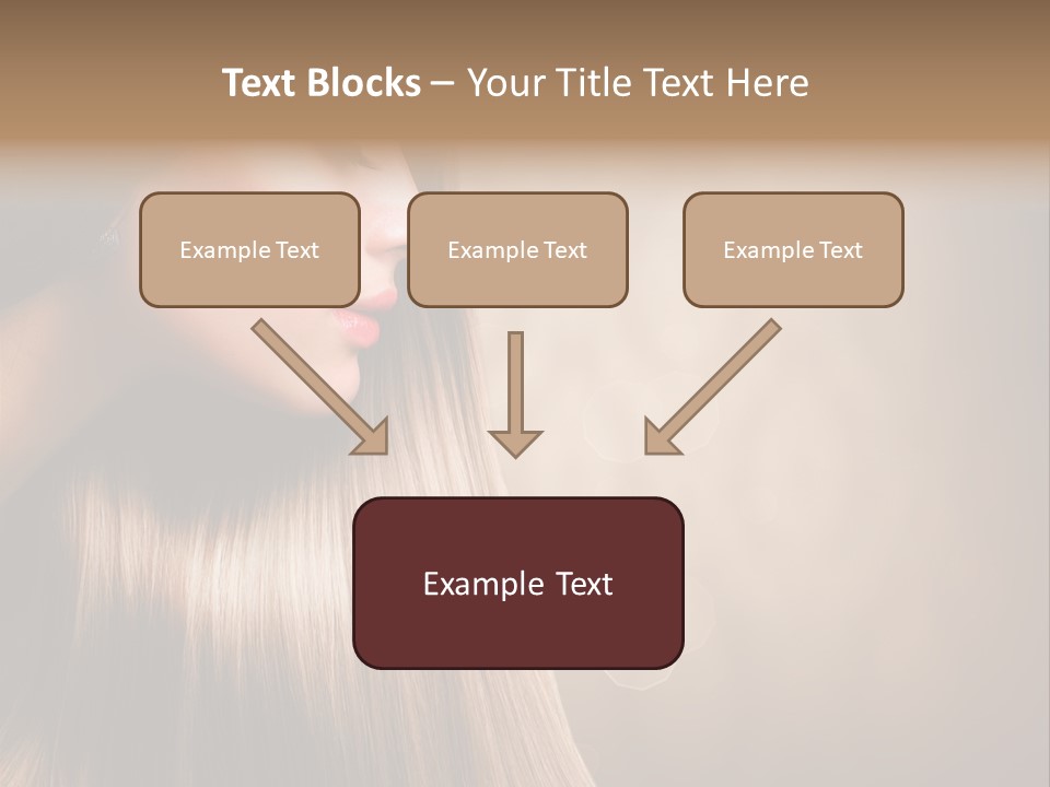 Glamour Woman Girl PowerPoint Template