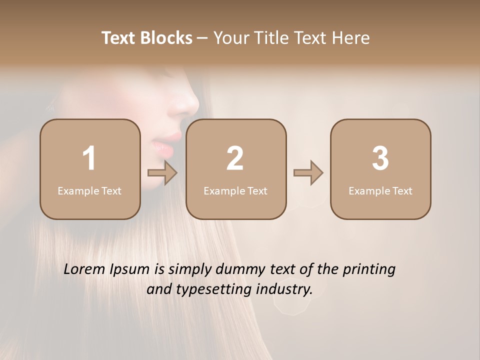 Glamour Woman Girl PowerPoint Template