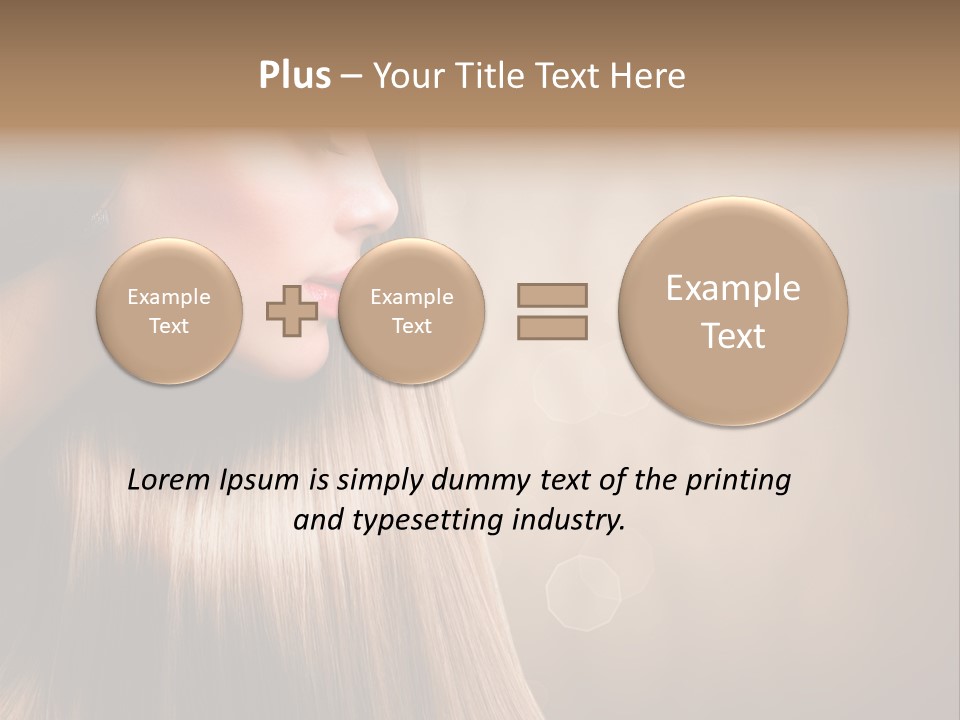 Glamour Woman Girl PowerPoint Template