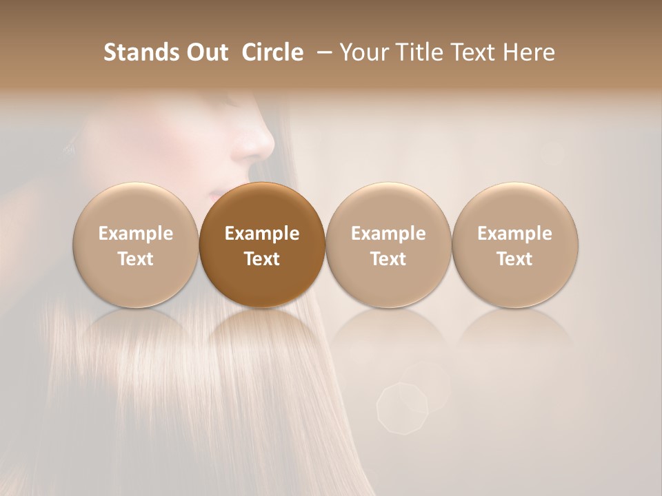 Glamour Woman Girl PowerPoint Template