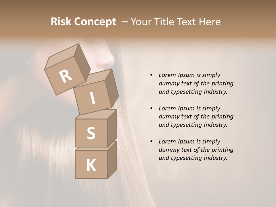 Glamour Woman Girl PowerPoint Template