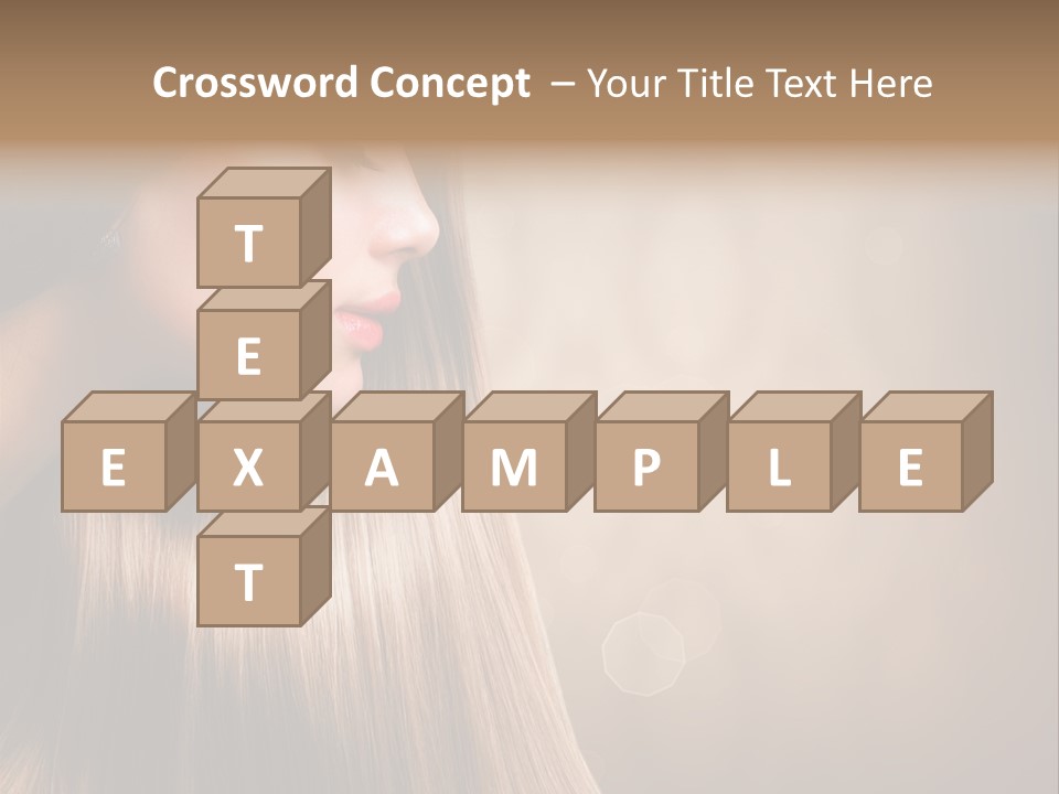 Glamour Woman Girl PowerPoint Template