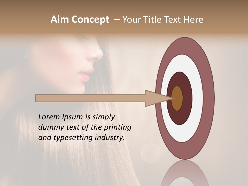 Glamour Woman Girl PowerPoint Template