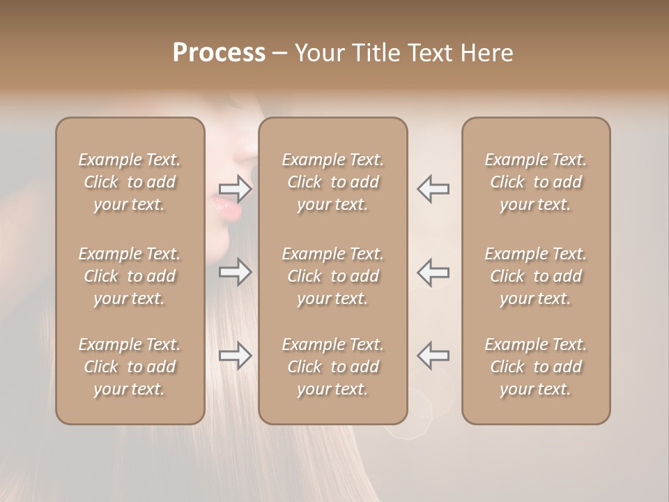 Glamour Woman Girl PowerPoint Template