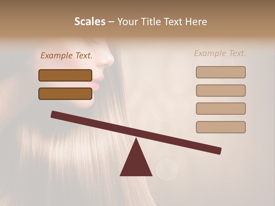 Glamour Woman Girl PowerPoint Template