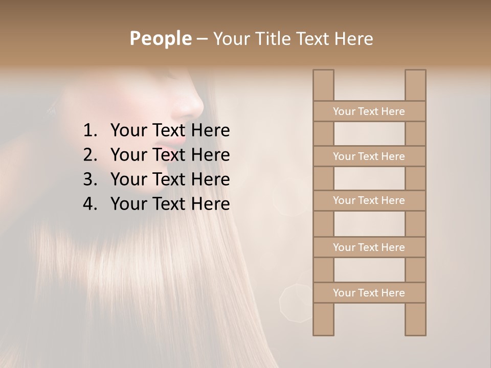 Glamour Woman Girl PowerPoint Template