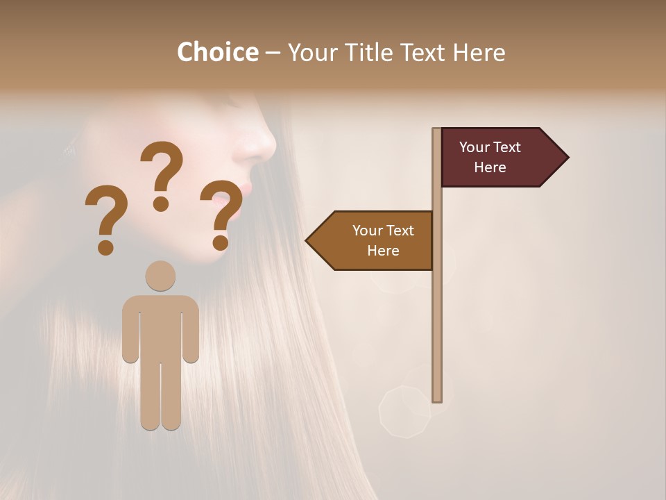 Glamour Woman Girl PowerPoint Template