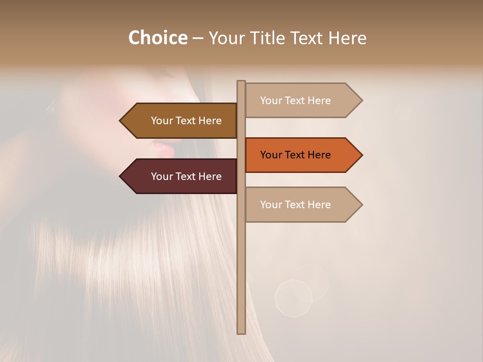 Glamour Woman Girl PowerPoint Template