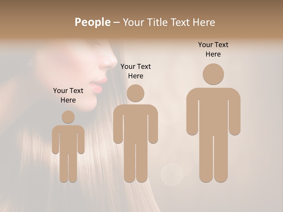 Glamour Woman Girl PowerPoint Template