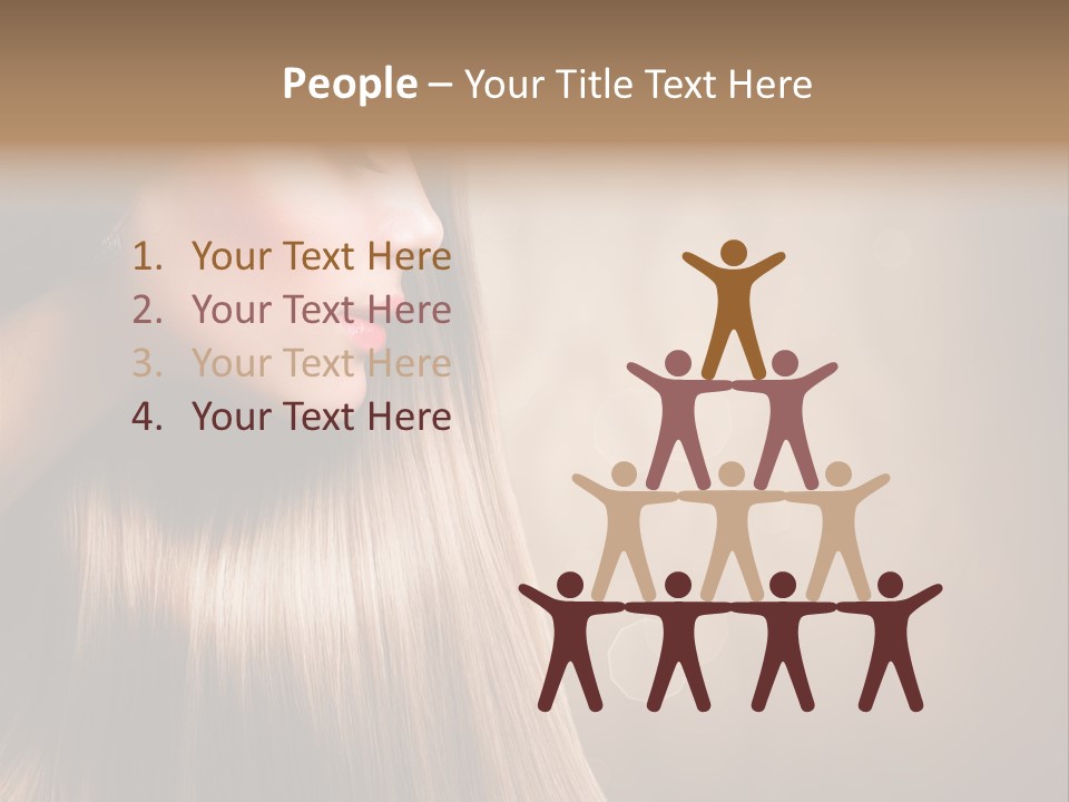 Glamour Woman Girl PowerPoint Template