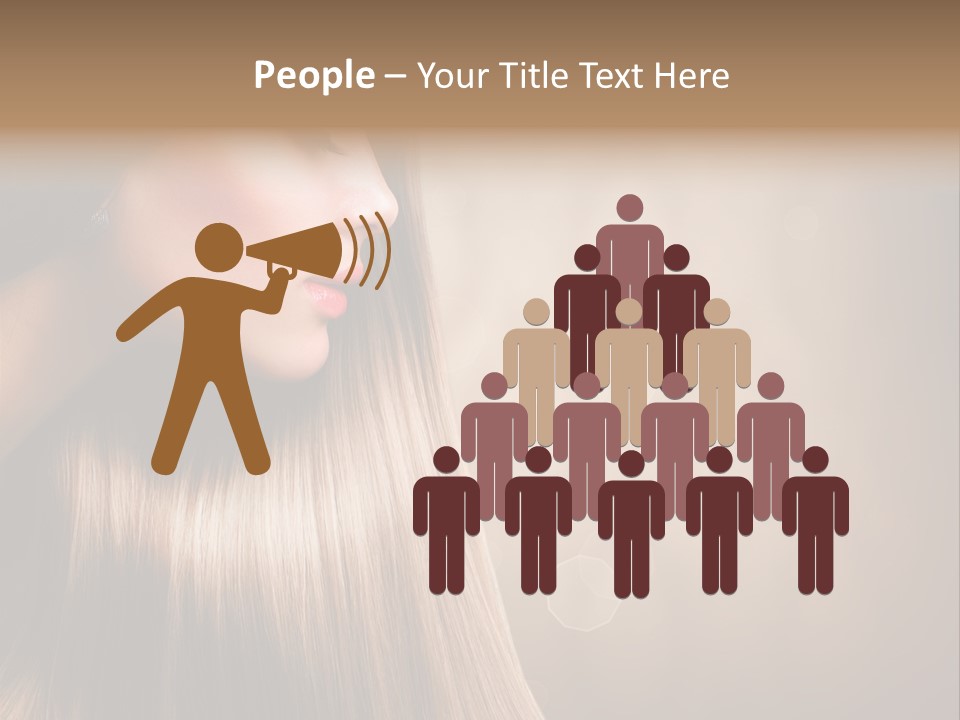 Glamour Woman Girl PowerPoint Template