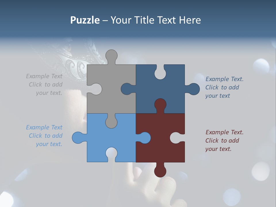 Single Close Up Mystery PowerPoint Template