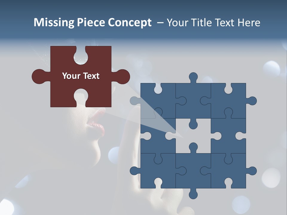 Single Close Up Mystery PowerPoint Template