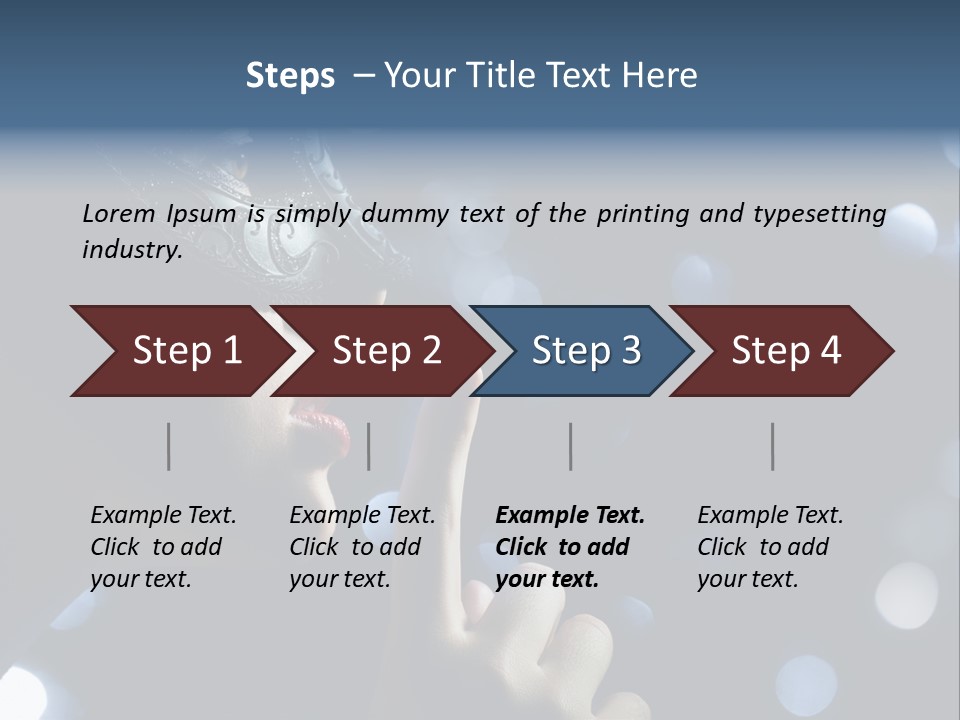 Single Close Up Mystery PowerPoint Template
