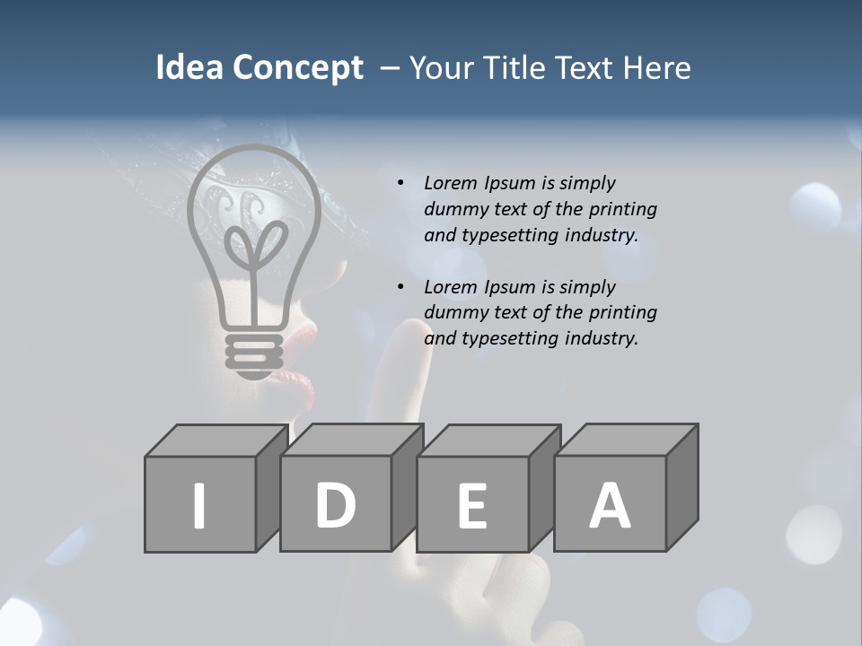 Single Close Up Mystery PowerPoint Template