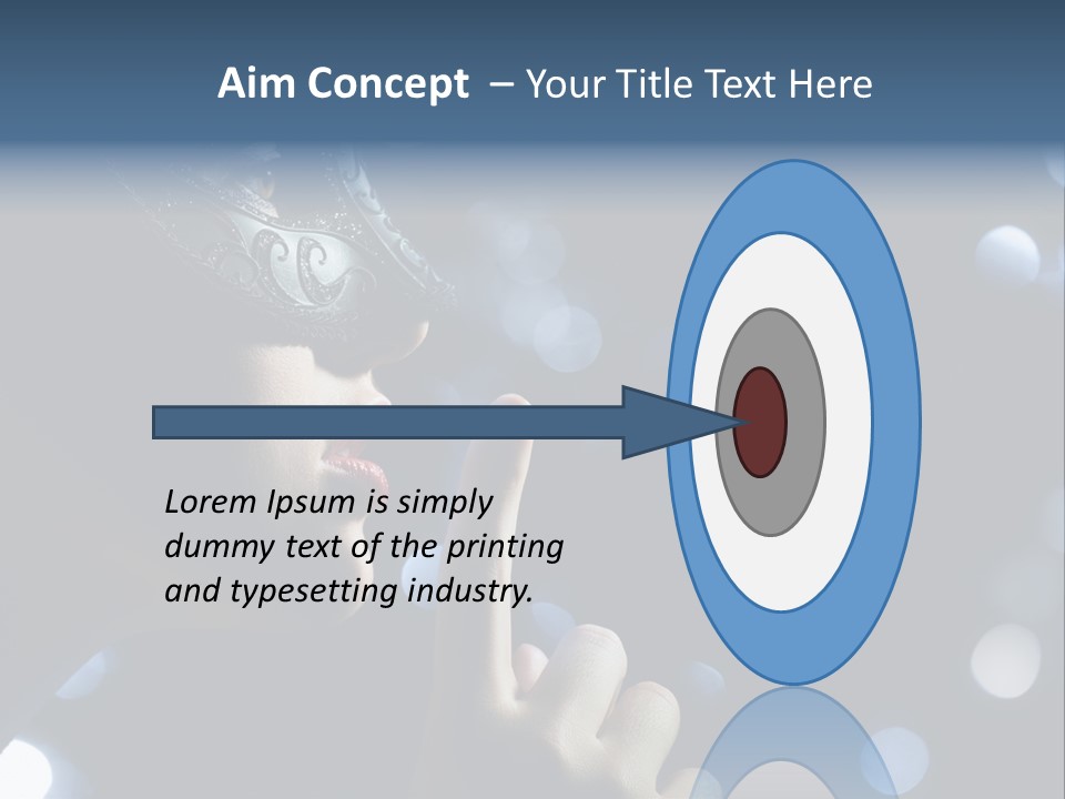 Single Close Up Mystery PowerPoint Template