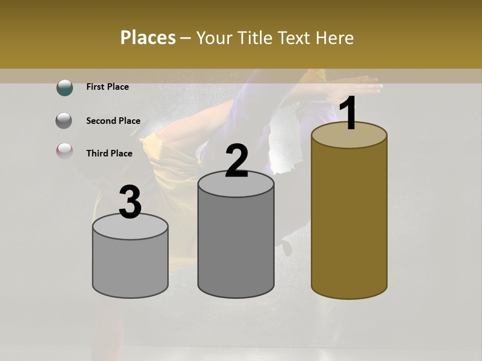 Sporty Man Cool PowerPoint Template