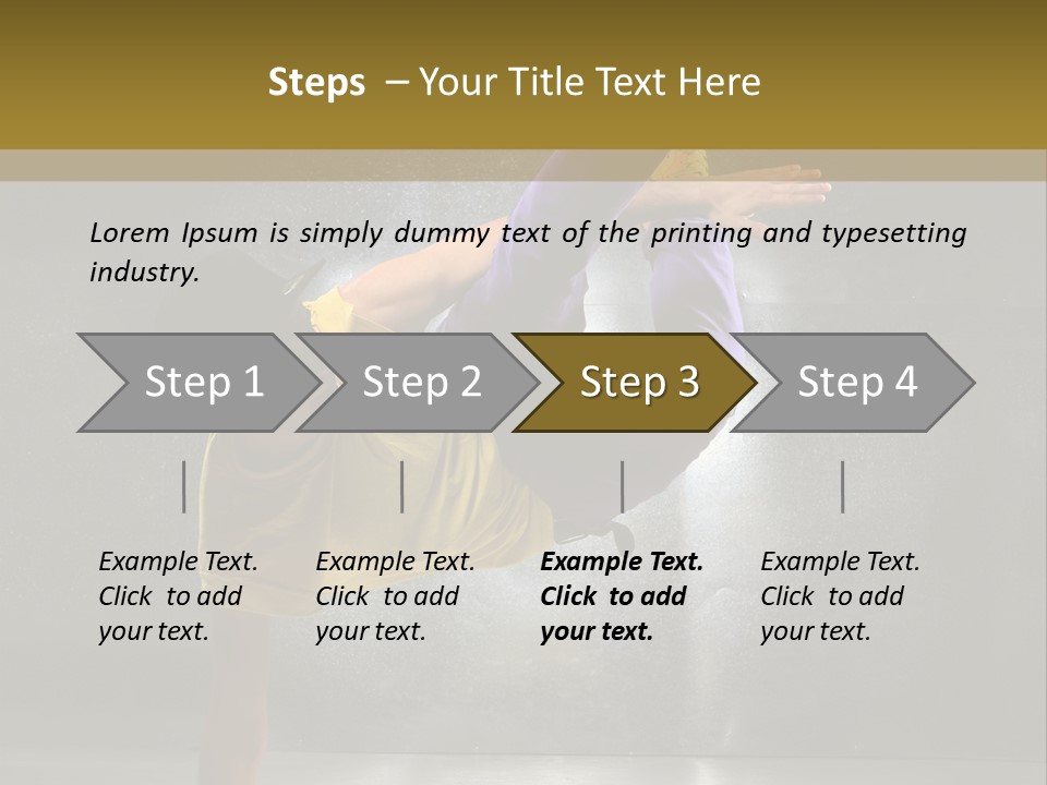 Sporty Man Cool PowerPoint Template