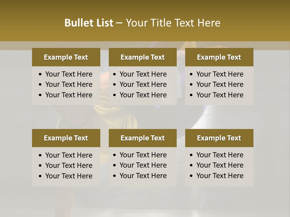 Sporty Man Cool PowerPoint Template