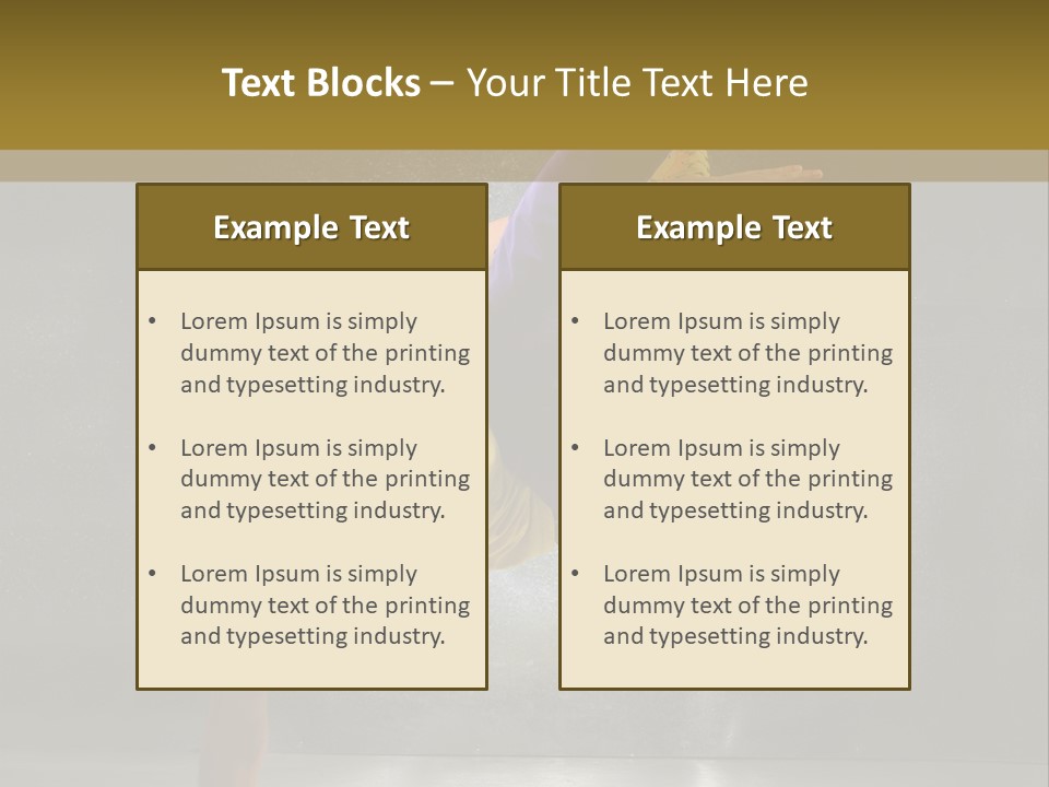 Sporty Man Cool PowerPoint Template