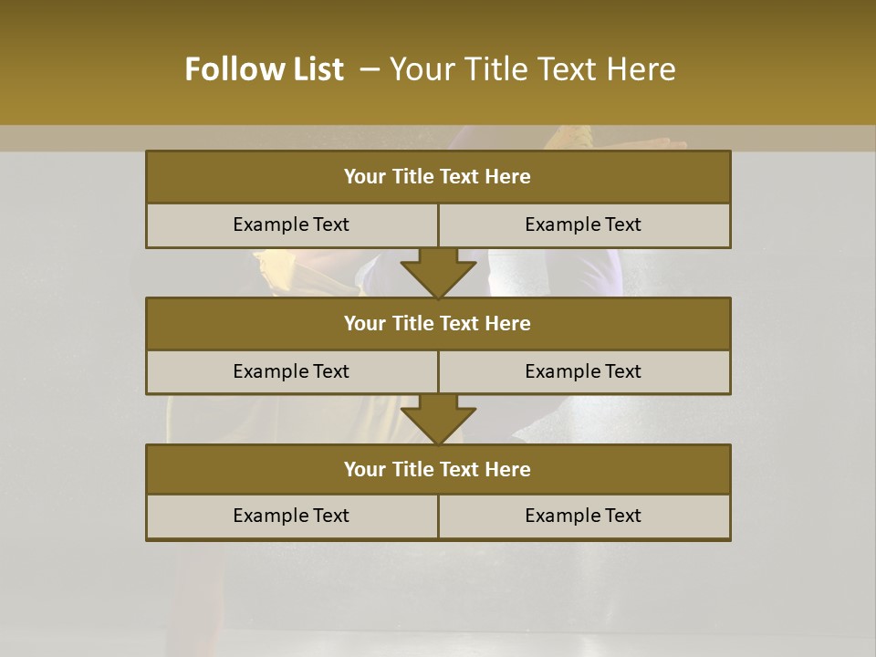 Sporty Man Cool PowerPoint Template