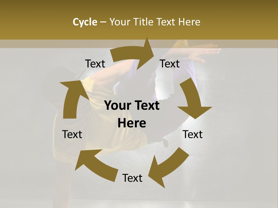 Sporty Man Cool PowerPoint Template