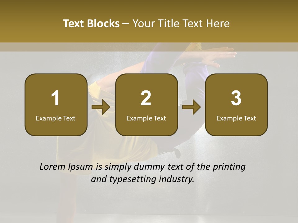 Sporty Man Cool PowerPoint Template