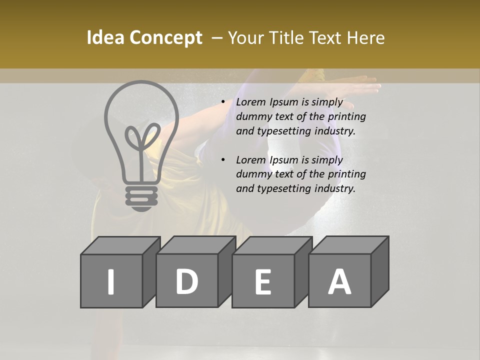 Sporty Man Cool PowerPoint Template