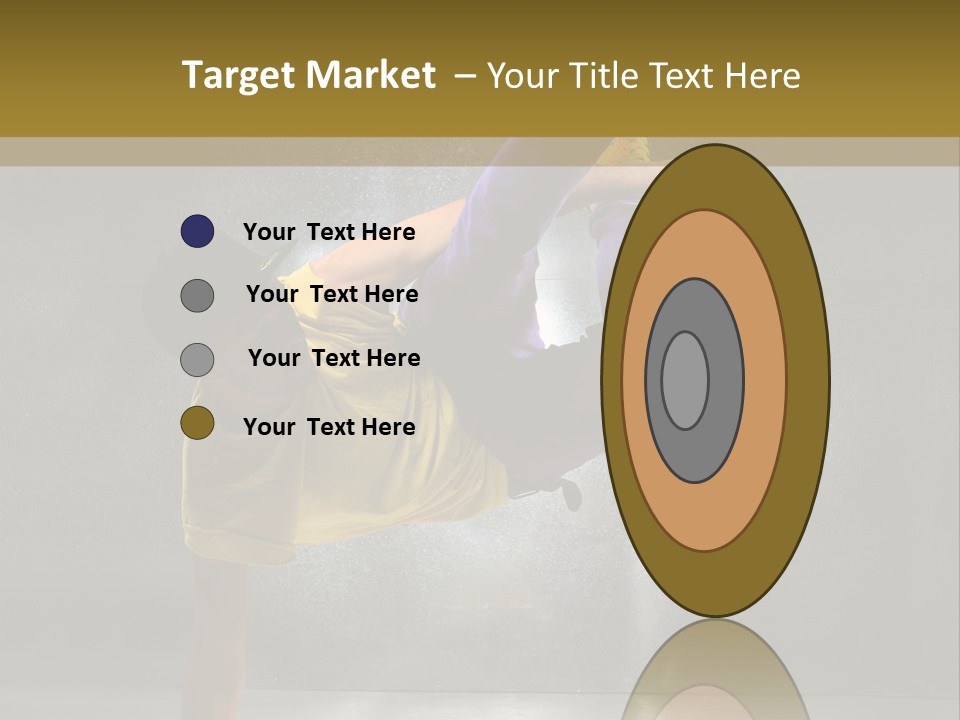 Sporty Man Cool PowerPoint Template