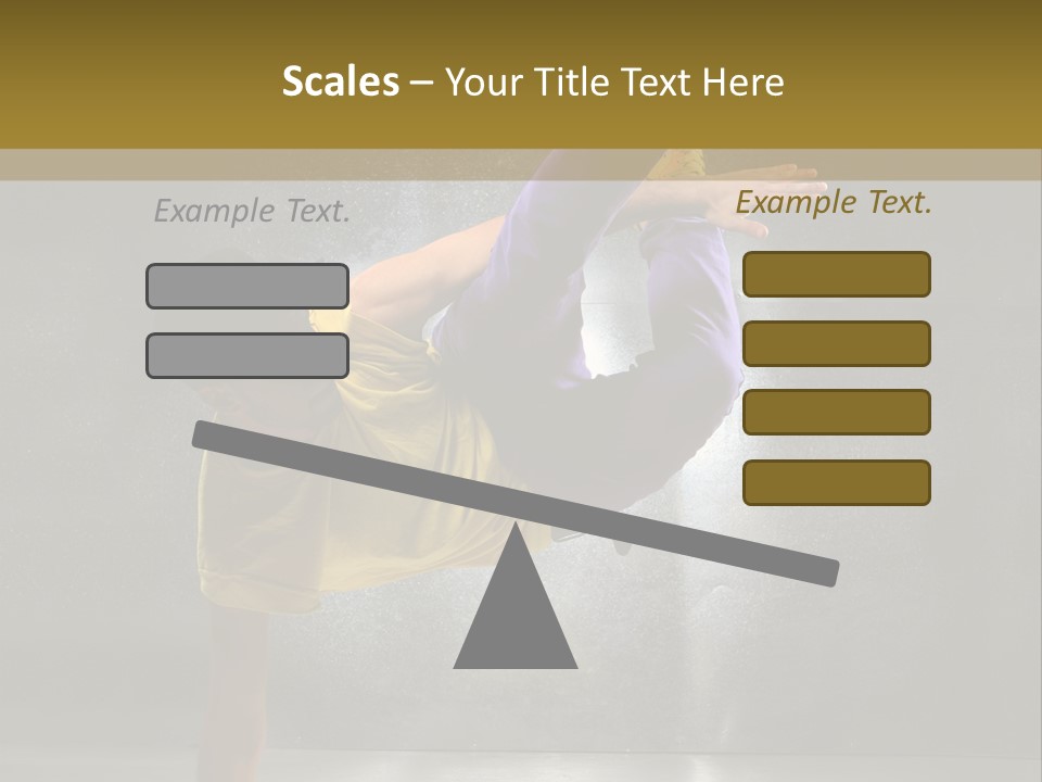 Sporty Man Cool PowerPoint Template