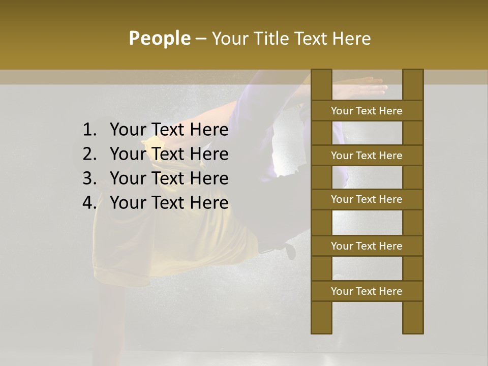 Sporty Man Cool PowerPoint Template