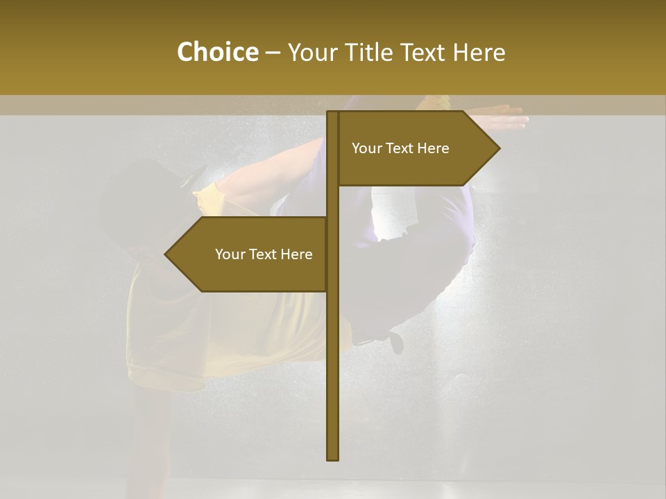 Sporty Man Cool PowerPoint Template