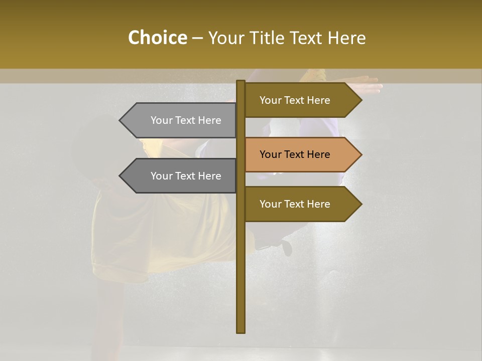 Sporty Man Cool PowerPoint Template