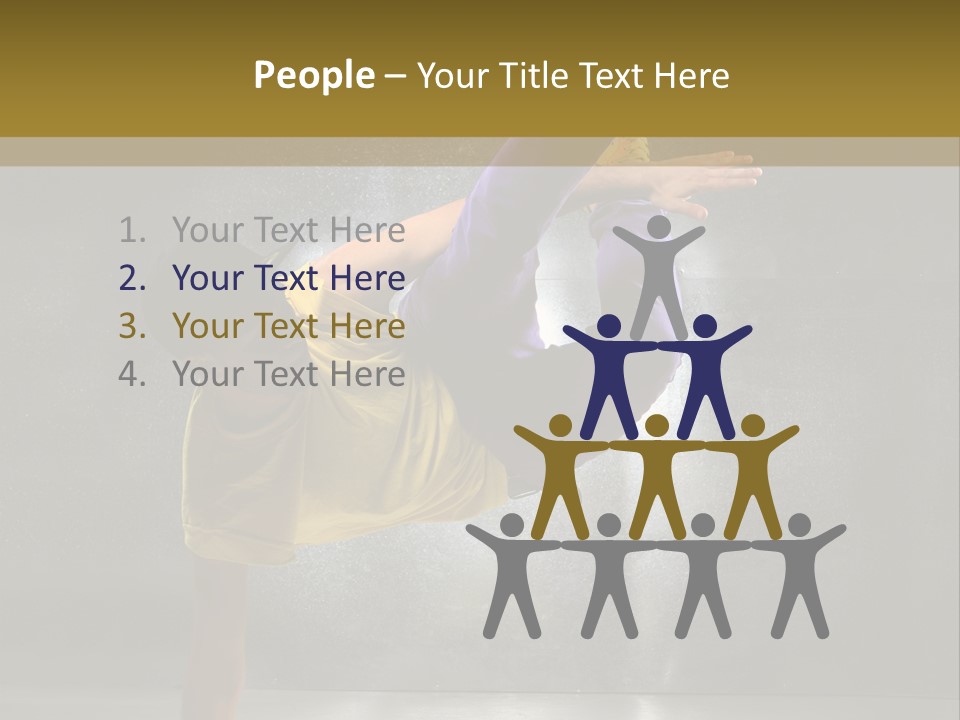 Sporty Man Cool PowerPoint Template