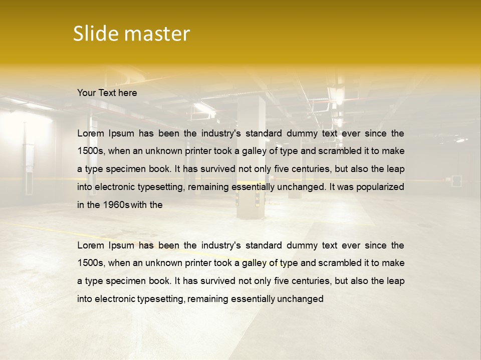 City Place Transport PowerPoint Template