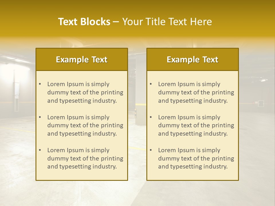 City Place Transport PowerPoint Template